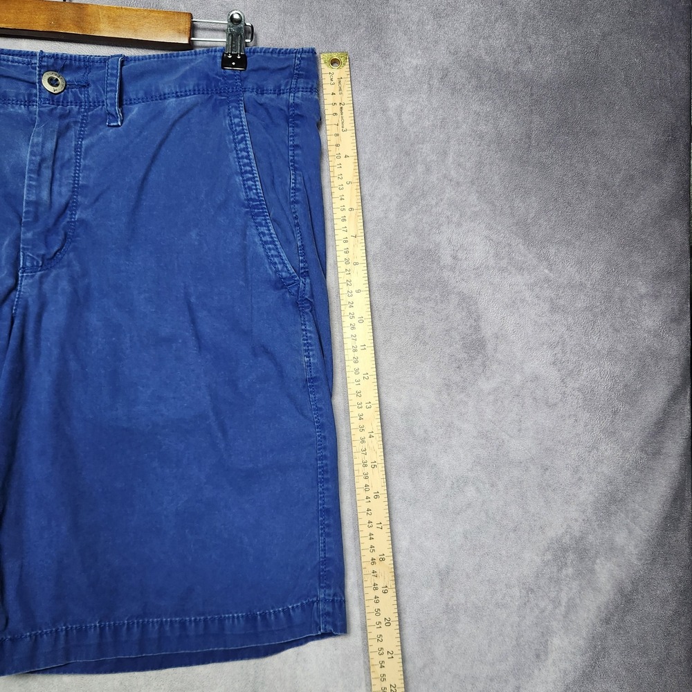 American Eagle Outfitters Mens Blue Prep Length Cotton Twill Shorts Size 34 - Picture 10 of 16